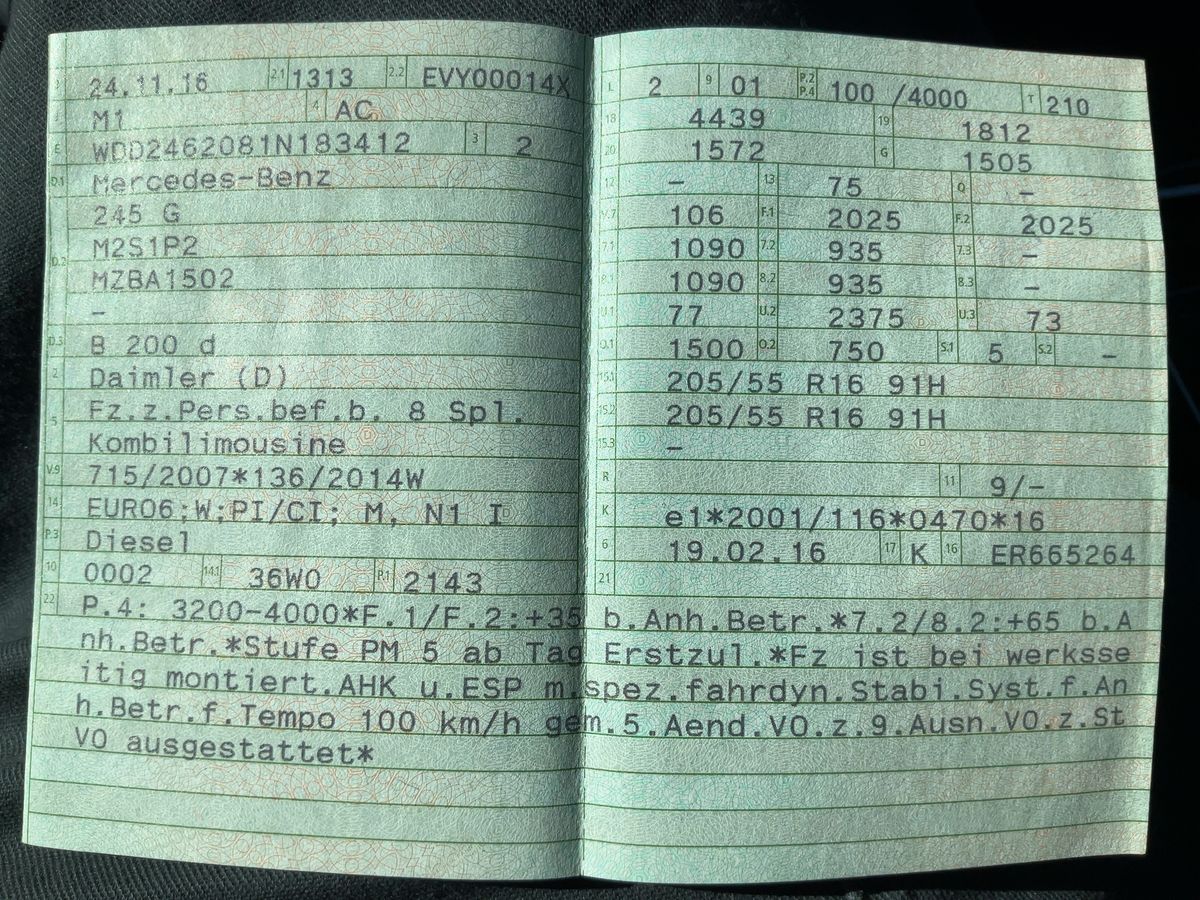 Mercedes-Benz B-Klasse d'occasion