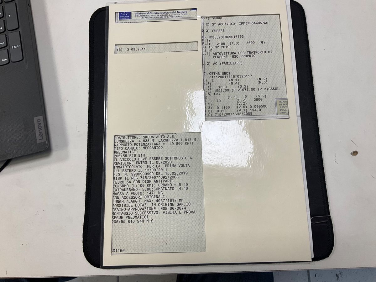 Skoda Superb 1.6 TDI Comfort GreenLine