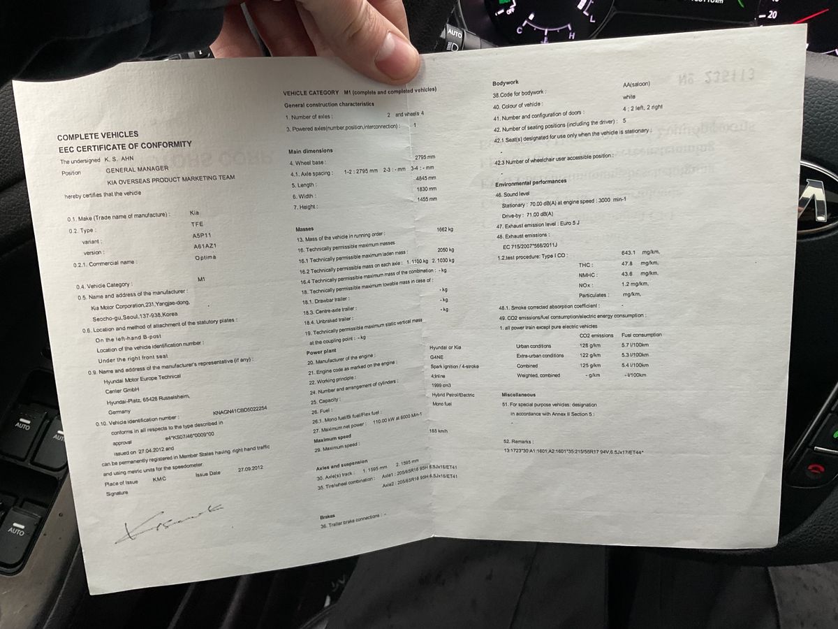 Kia Optima d'occasion