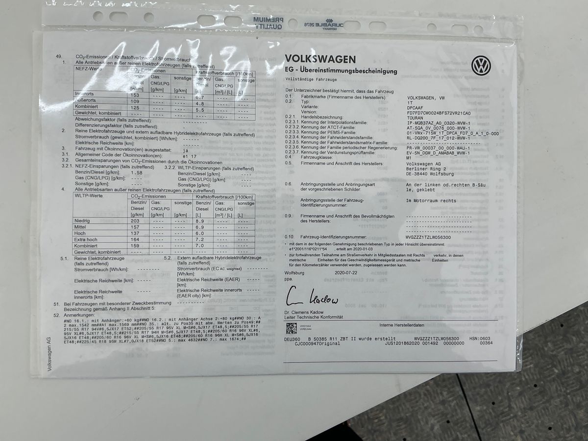 Volkswagen Touran d'occasion