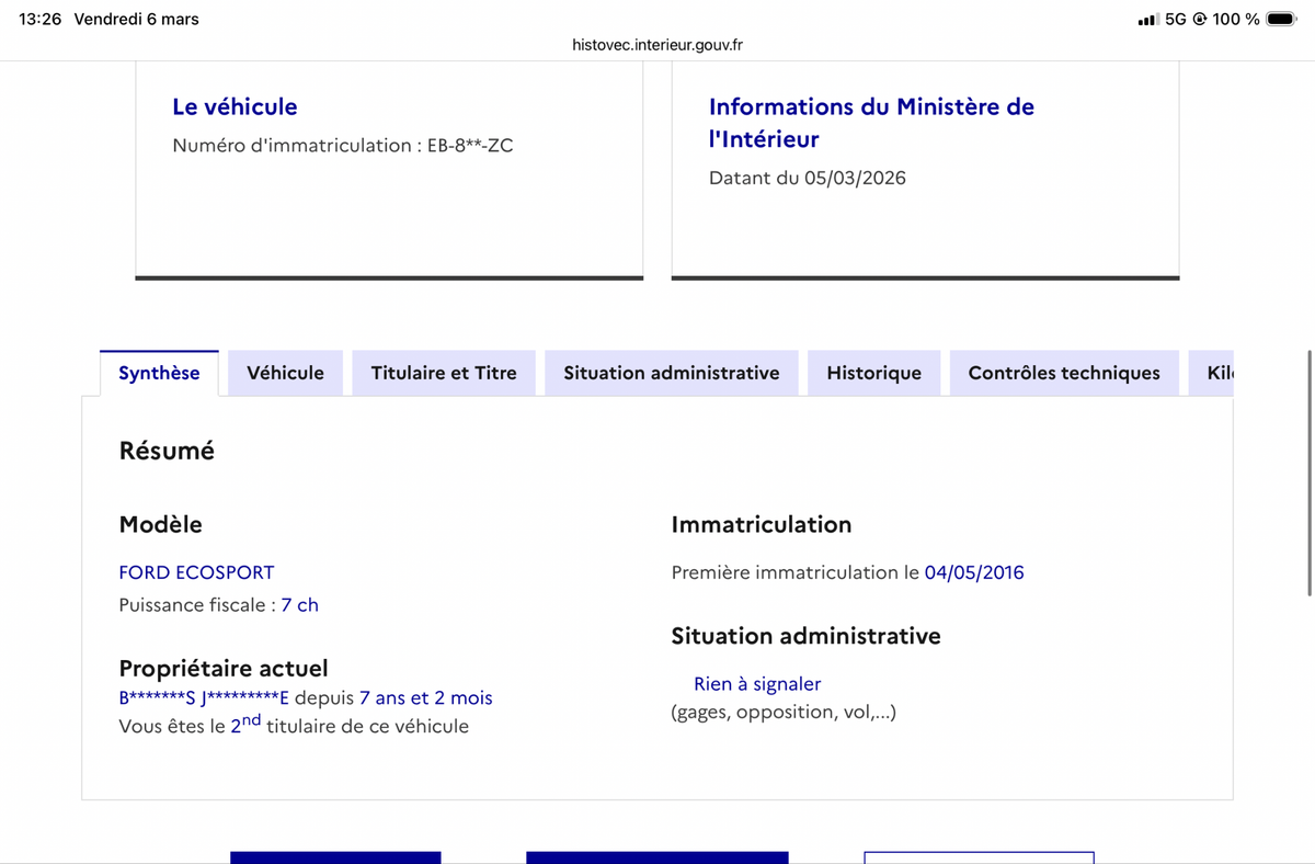 Ford EcoSport d'occasion