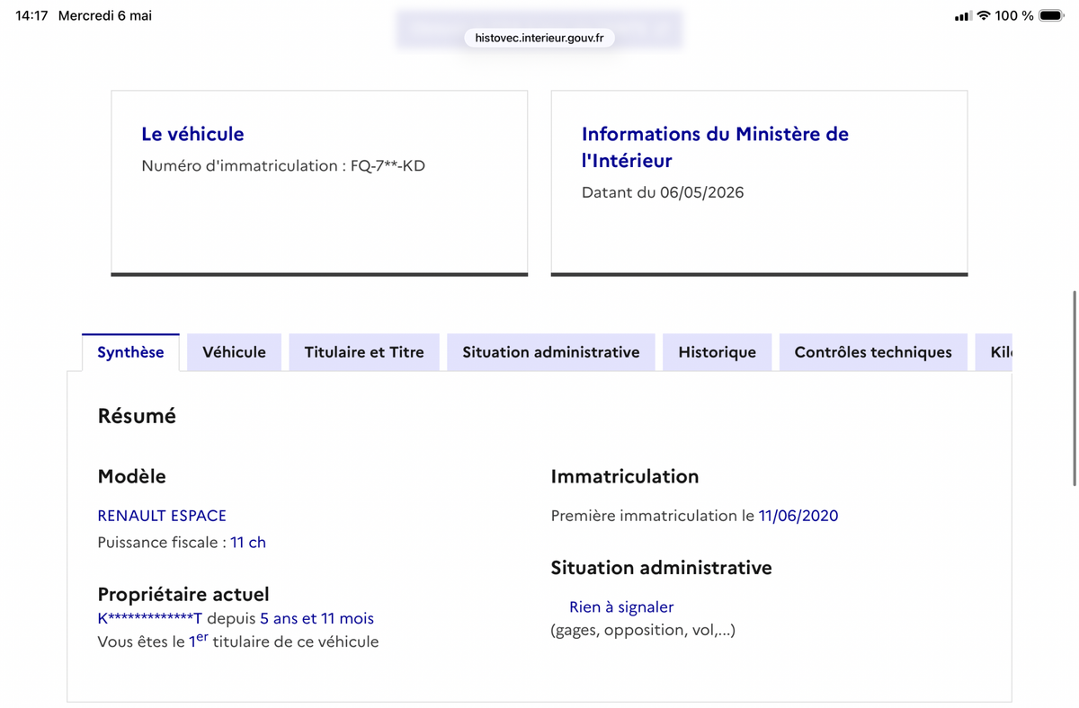 Renault Espace d'occasion