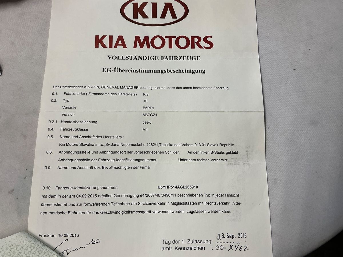 Kia cee'd d'occasion