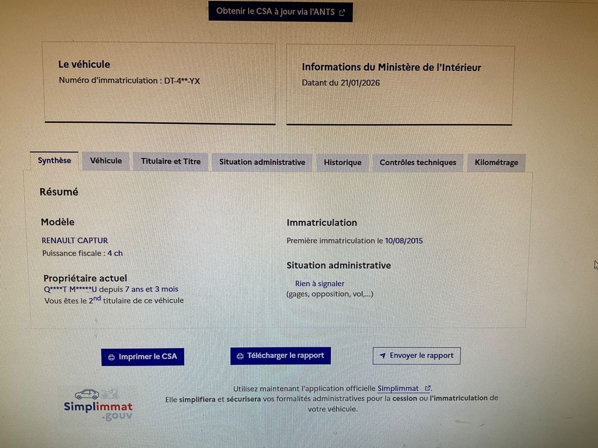 Renault Captur d'occasion