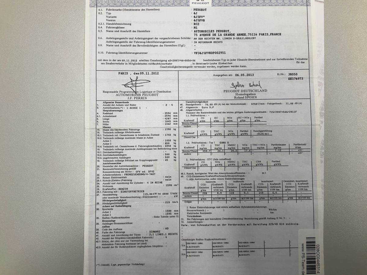 Peugeot RCZ d'occasion