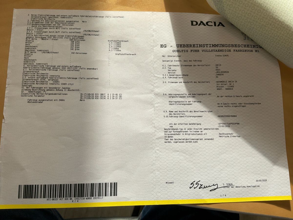 Dacia Sandero d'occasion