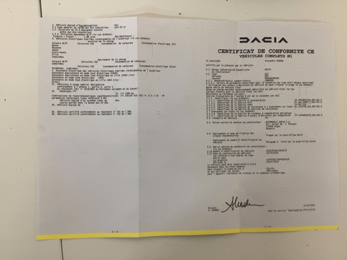 Dacia Sandero d'occasion