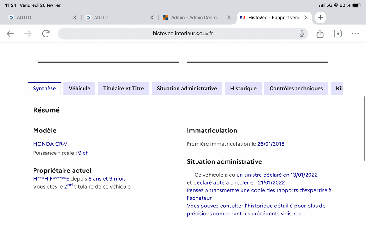 Honda CR-V d'occasion