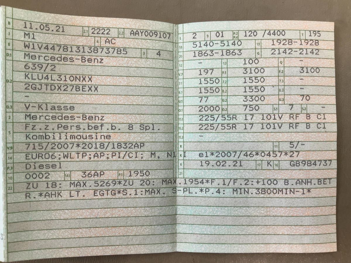 Mercedes-Benz V-Klasse d'occasion