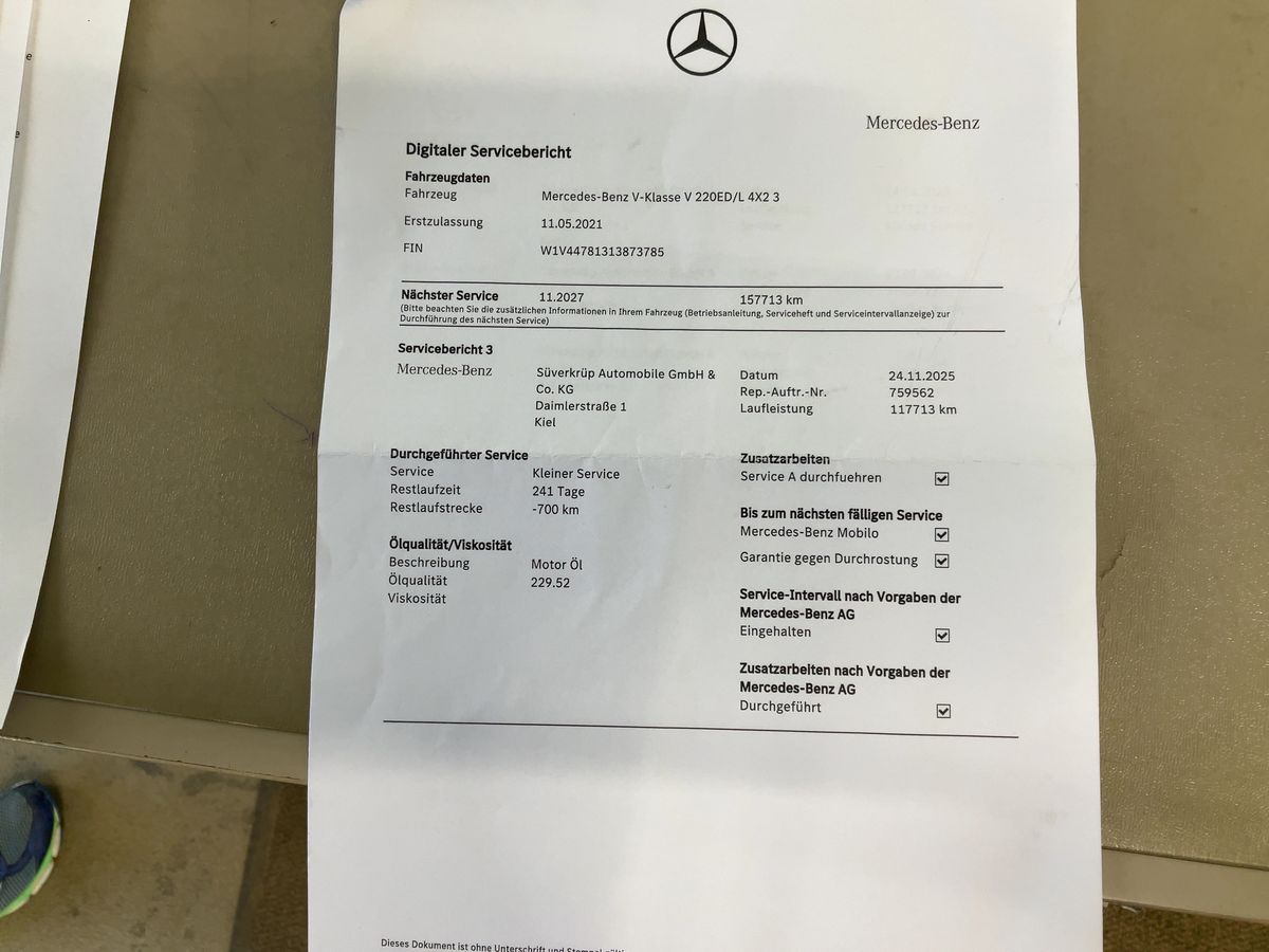Mercedes-Benz V-Klasse 2021 — photo 33