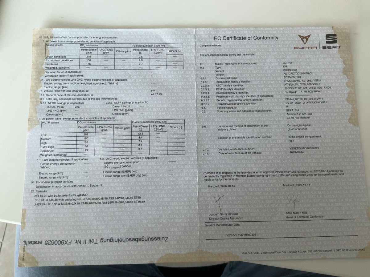 Cupra Formentor d'occasion