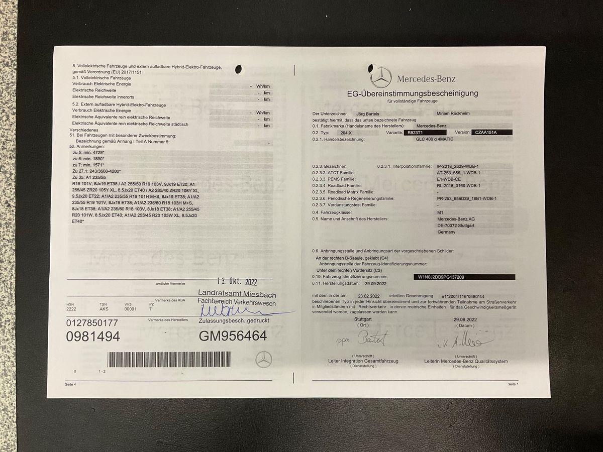 Mercedes-Benz GLC-Klasse d'occasion