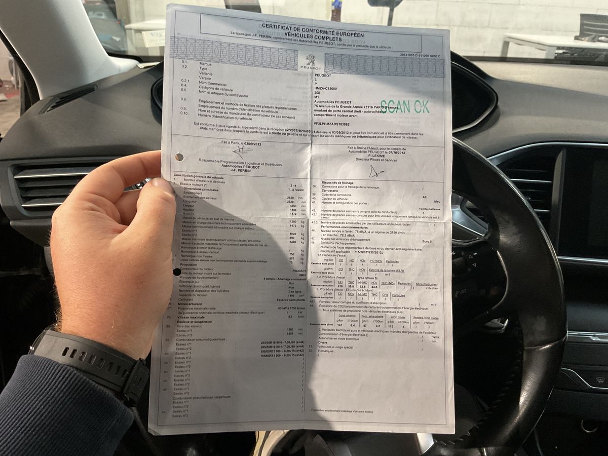 Peugeot 308 1.2 VTi Active