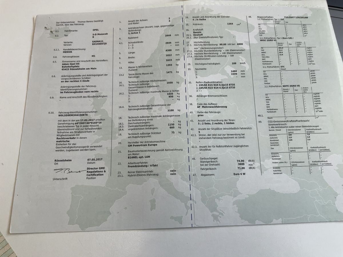 Opel Meriva 1.4 Turbo Active