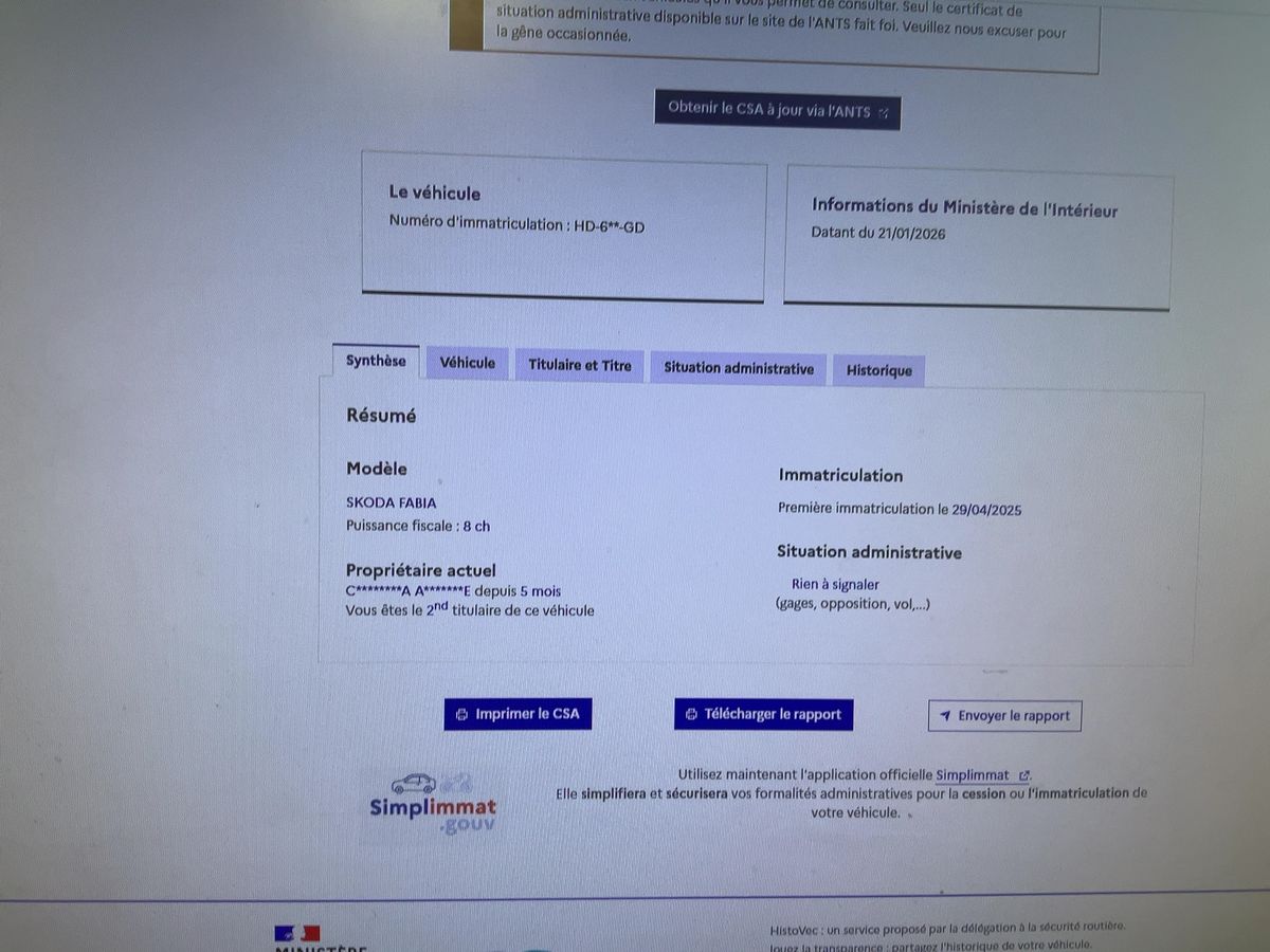 Skoda Fabia d'occasion