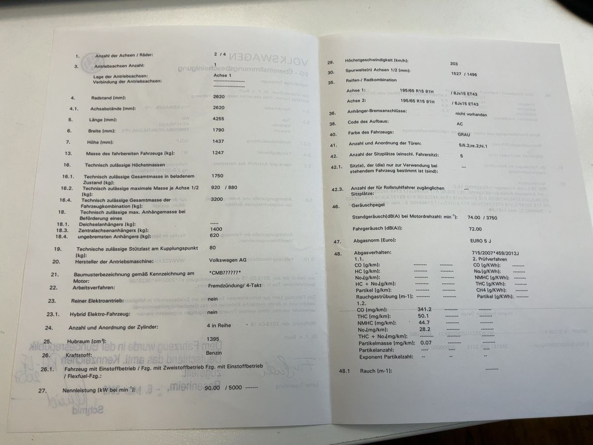 Volkswagen Golf VII 1.4 TSI Comfortline BlueMotion Tech