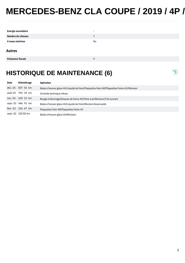 Mercedes-Benz CLA-Klasse d'occasion