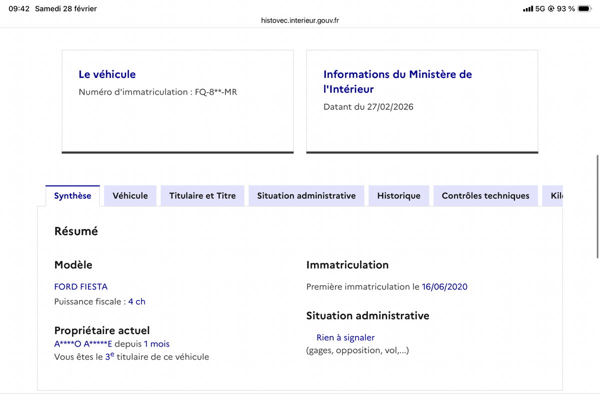 Ford Fiesta d'occasion