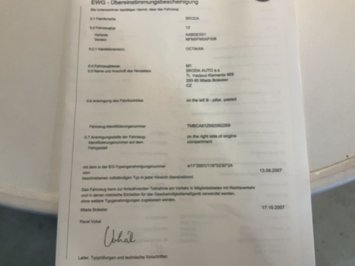 Skoda Octavia 1.6 Ambiente