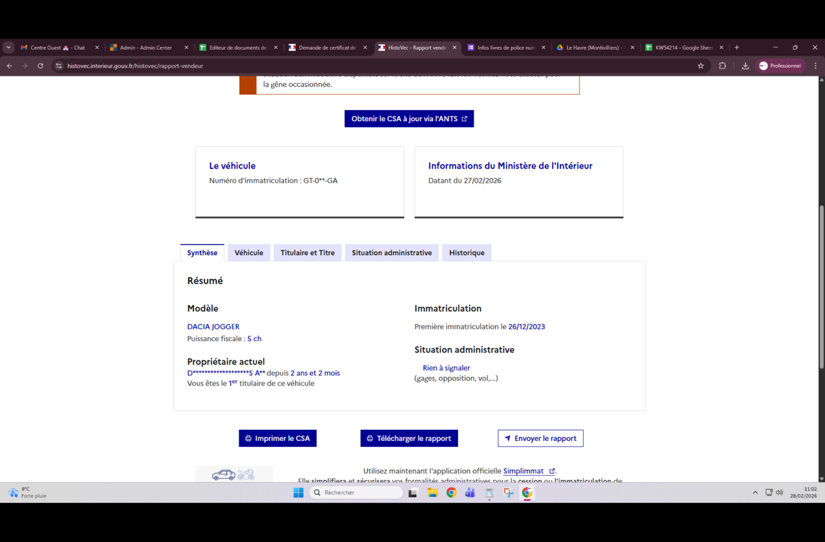 Dacia Jogger d'occasion