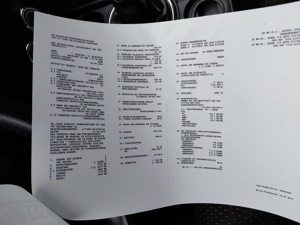 Mitsubishi ASX d'occasion