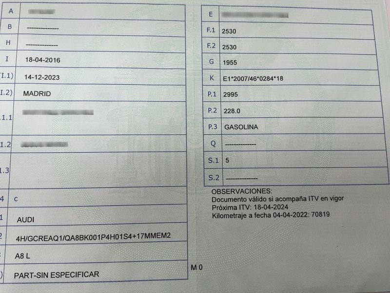 Audi A8 3.0 V6 TFSI L quattro — zdjęcie 15