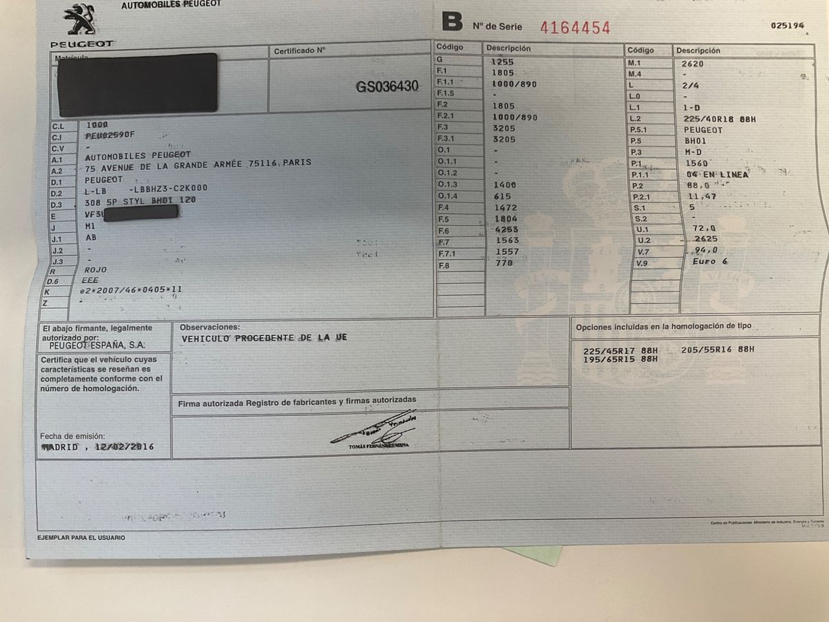 Peugeot 308 d'occasion