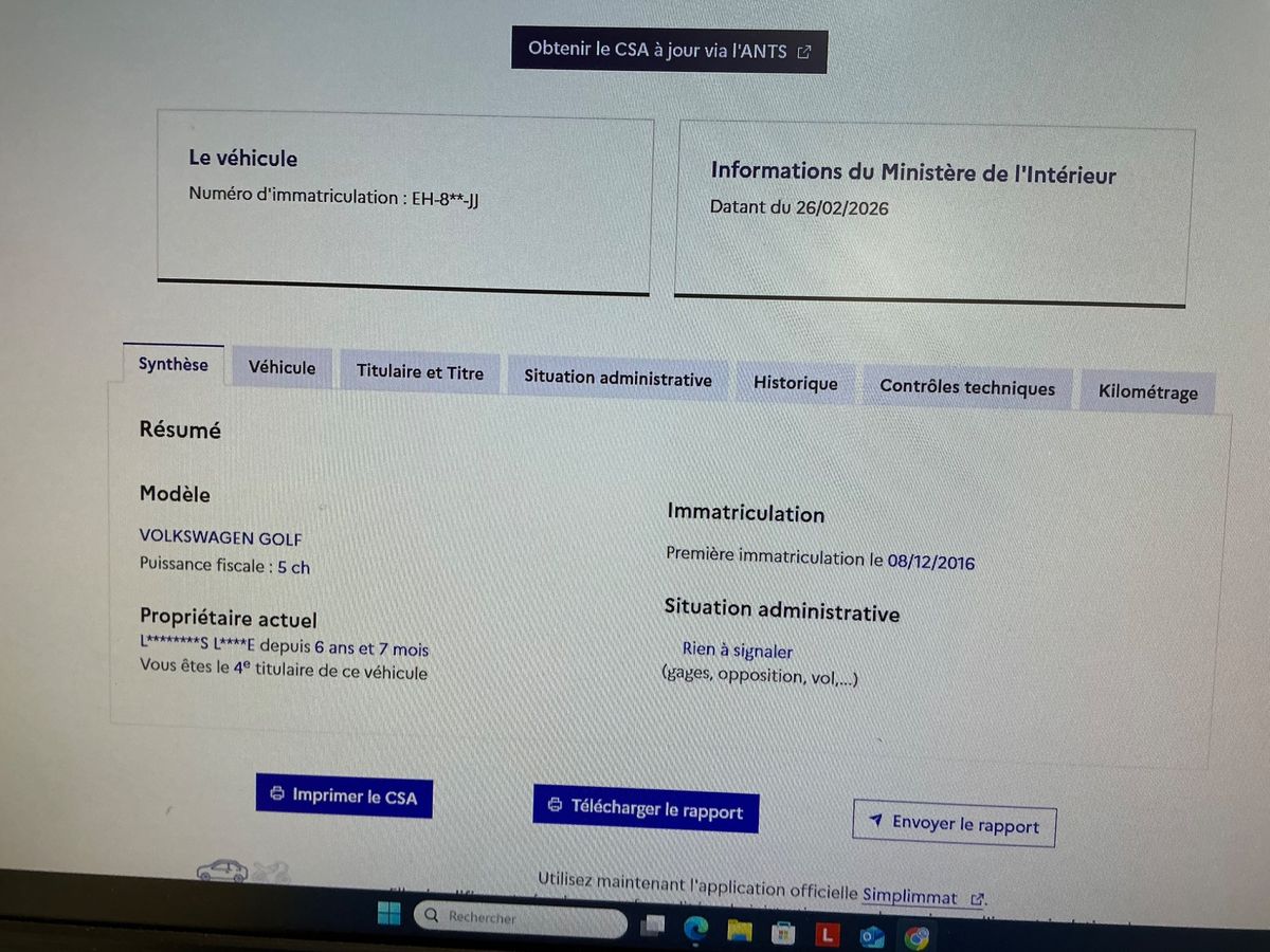 Volkswagen Golf d'occasion