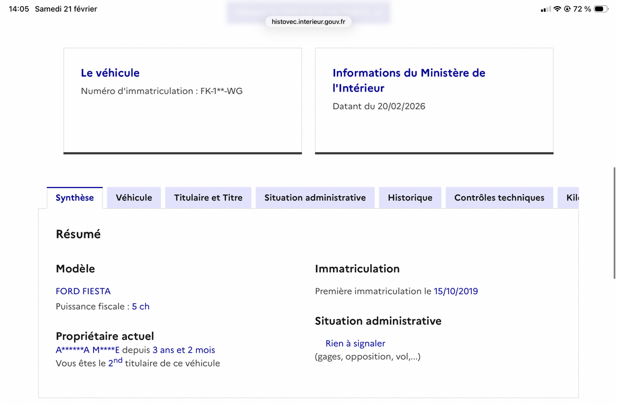 Ford Fiesta d'occasion