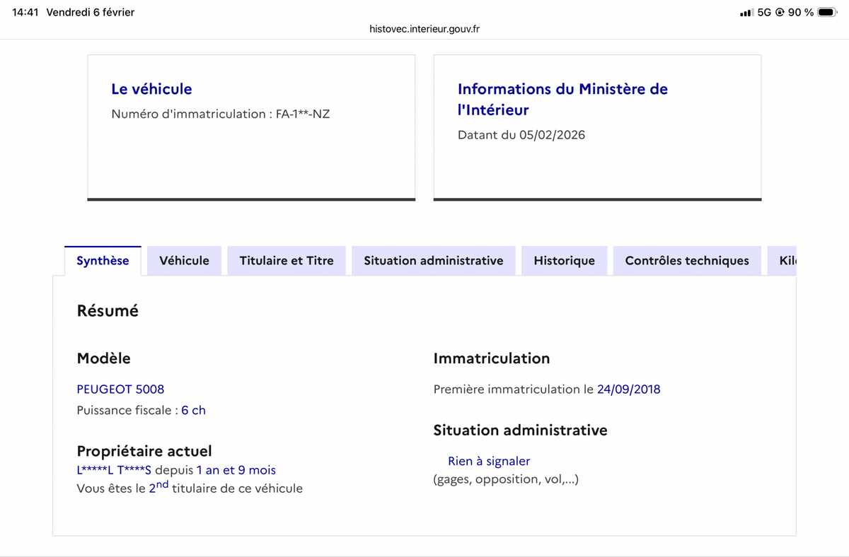 Peugeot 5008 d'occasion