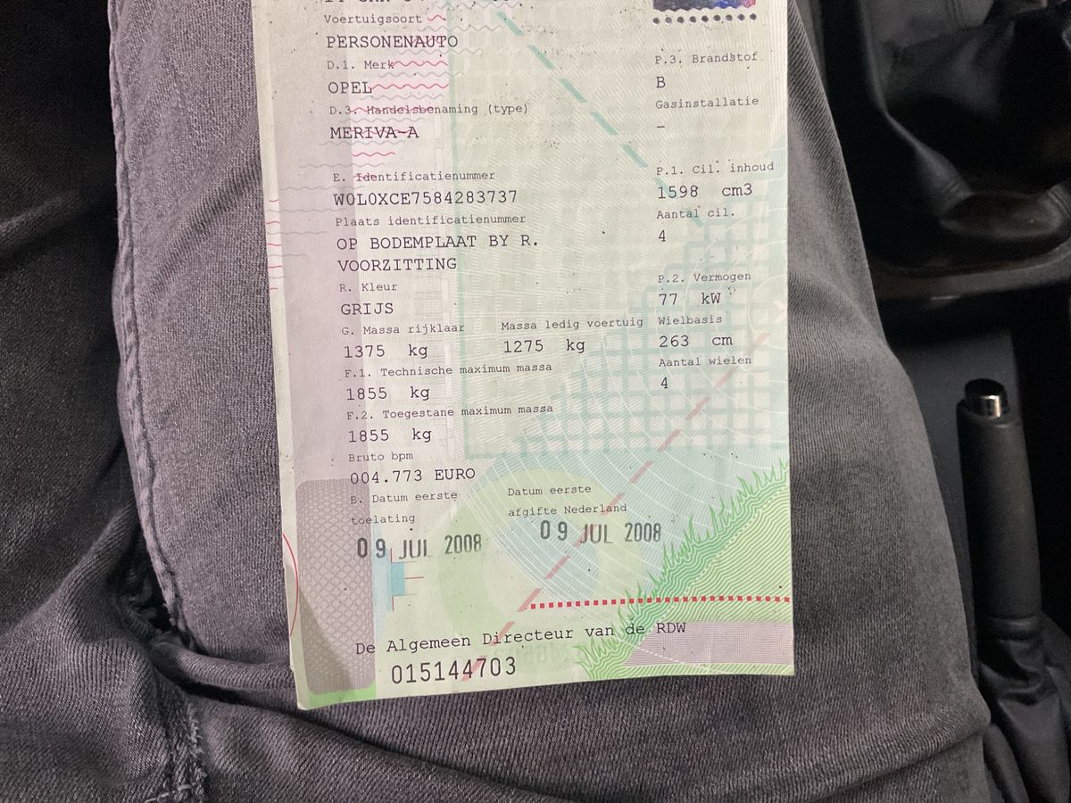 Opel Meriva 1.6 Basis