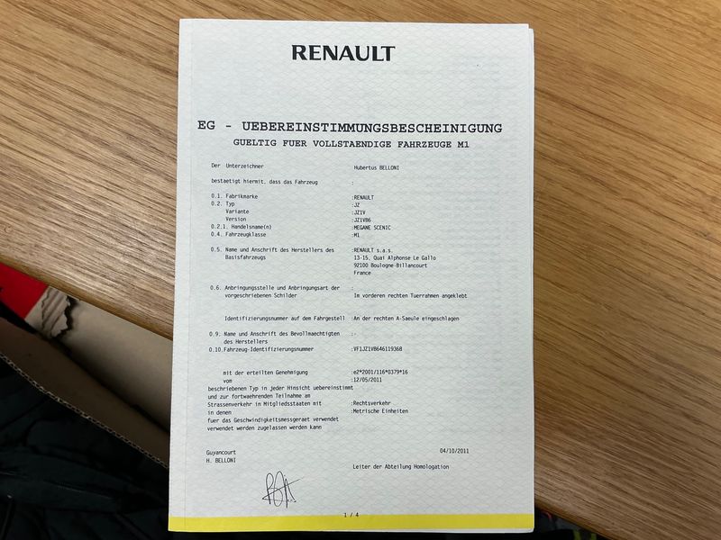 Renault Grand Scenic 1.4 TCe Dynamique 2011 – снимка 6
