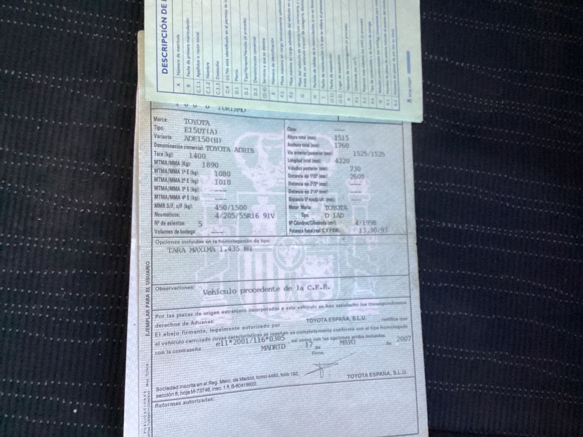 Toyota Auris d'occasion