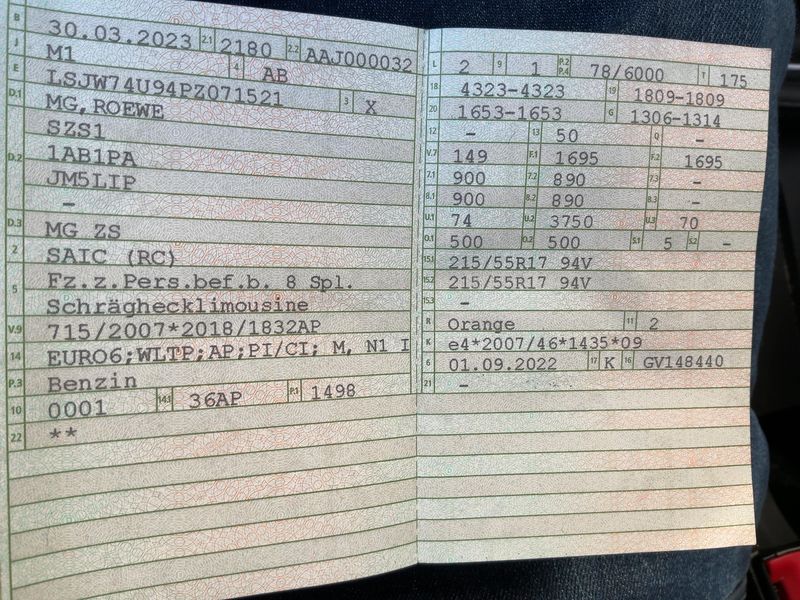 MG ZS 1.5 VTi Comfort — zdjęcie 15