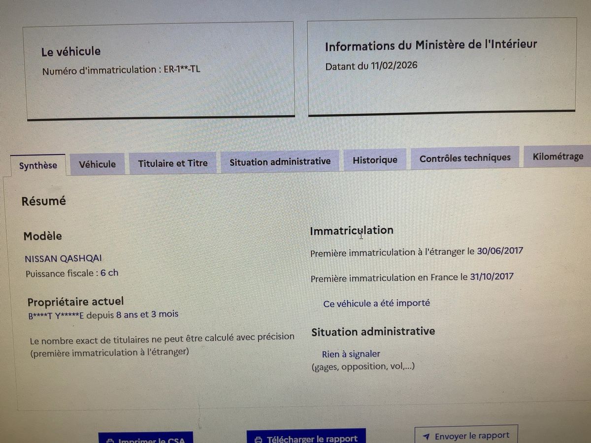 Nissan Qashqai d'occasion