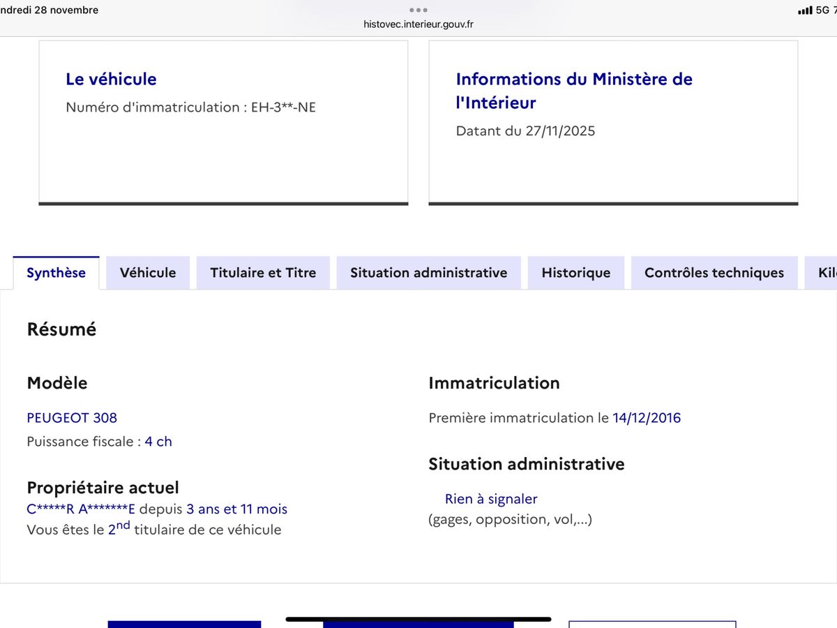 Peugeot 308 1.2 VTi Access