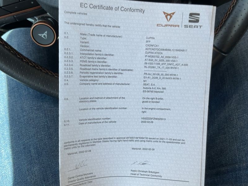 Cupra Ateca 2.0 TSI 4Drive — zdjęcie 16