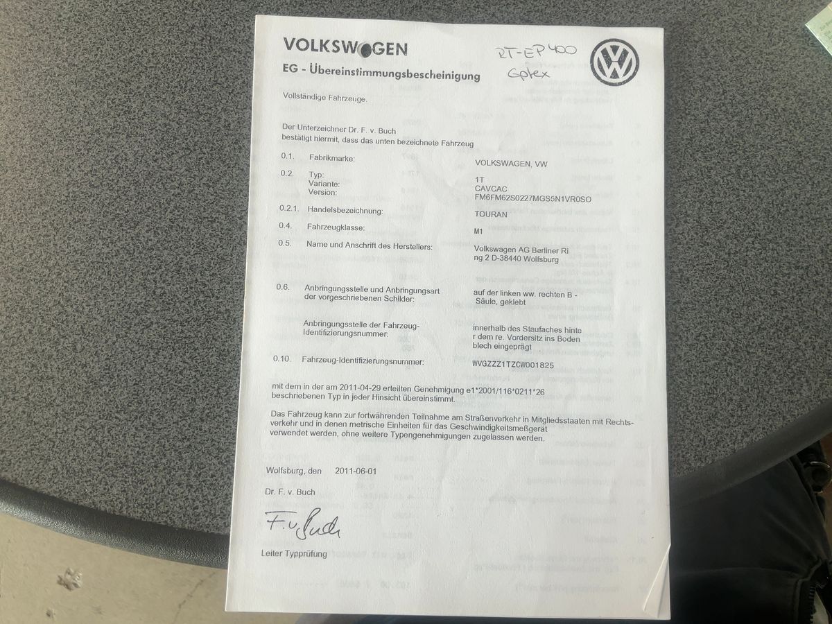 Volkswagen Touran 1.4 TSI Comfortline