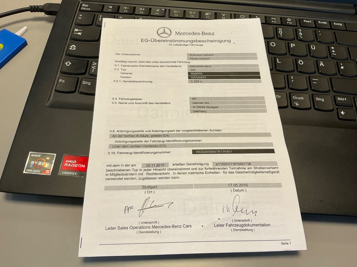 Mercedes-Benz C-Klasse d'occasion