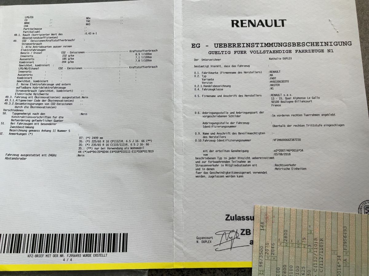 Renault Master d'occasion