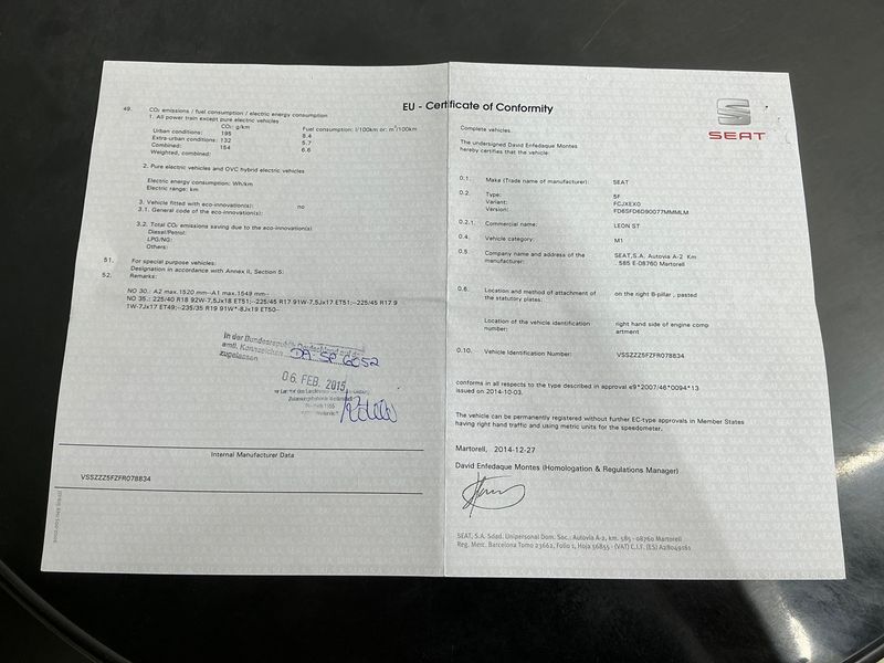 Seat Leon 2.0 TSI Cupra 265 2015 – снимка 22