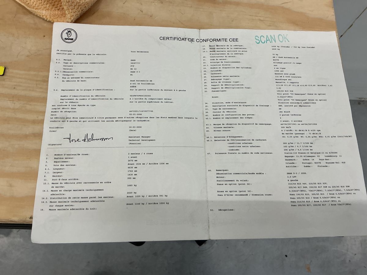 Saab 9-3 2.0 T Linear Edition
