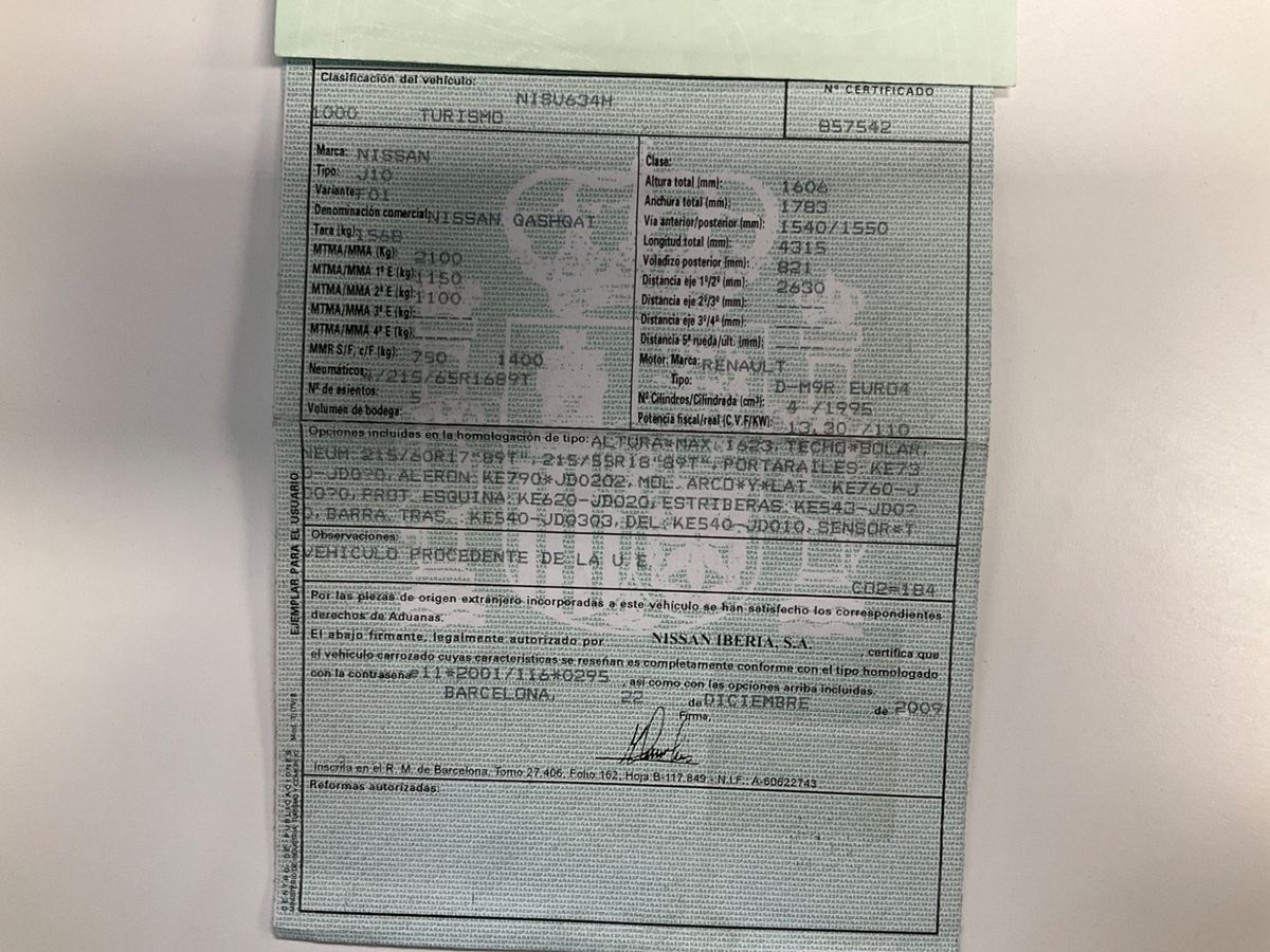 Nissan Qashqai 2.0 dCi Tekna 4x4