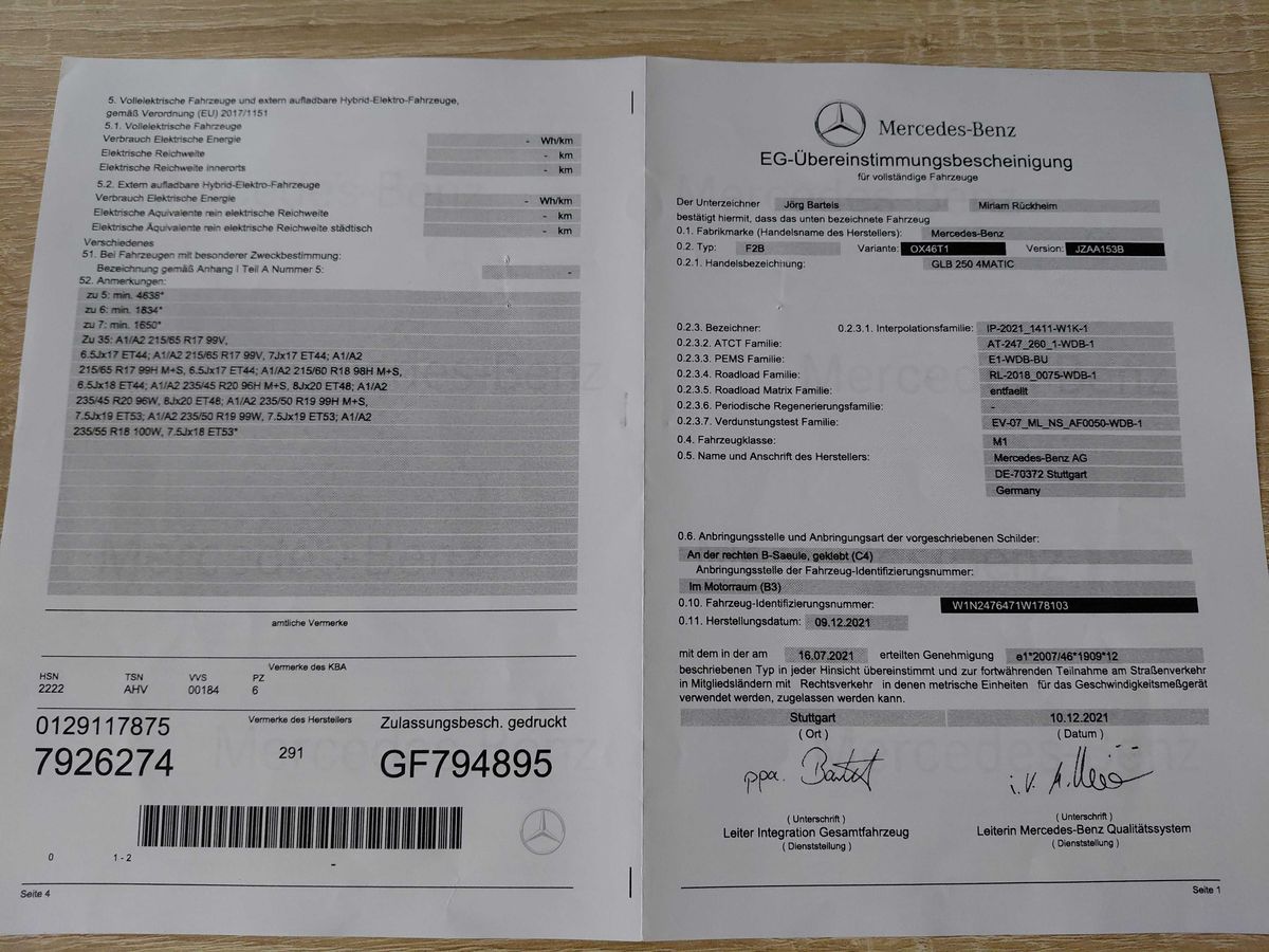 Mercedes-Benz GLB-Klasse d'occasion