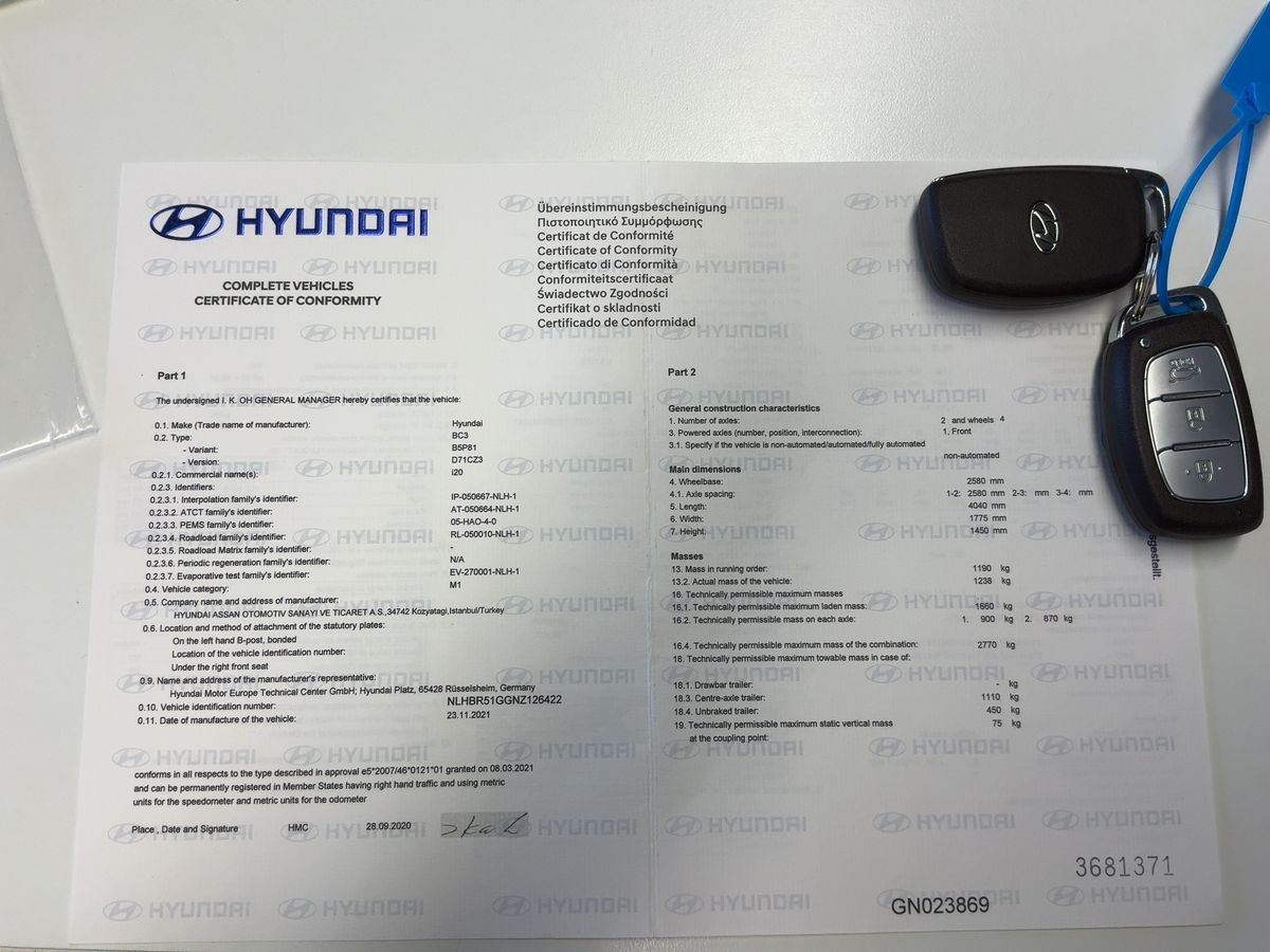 Hyundai i20 d'occasion