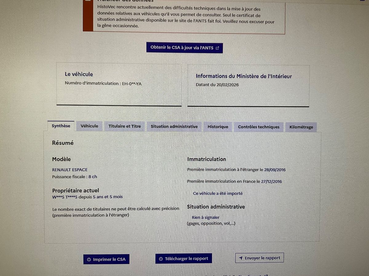 Renault Espace d'occasion