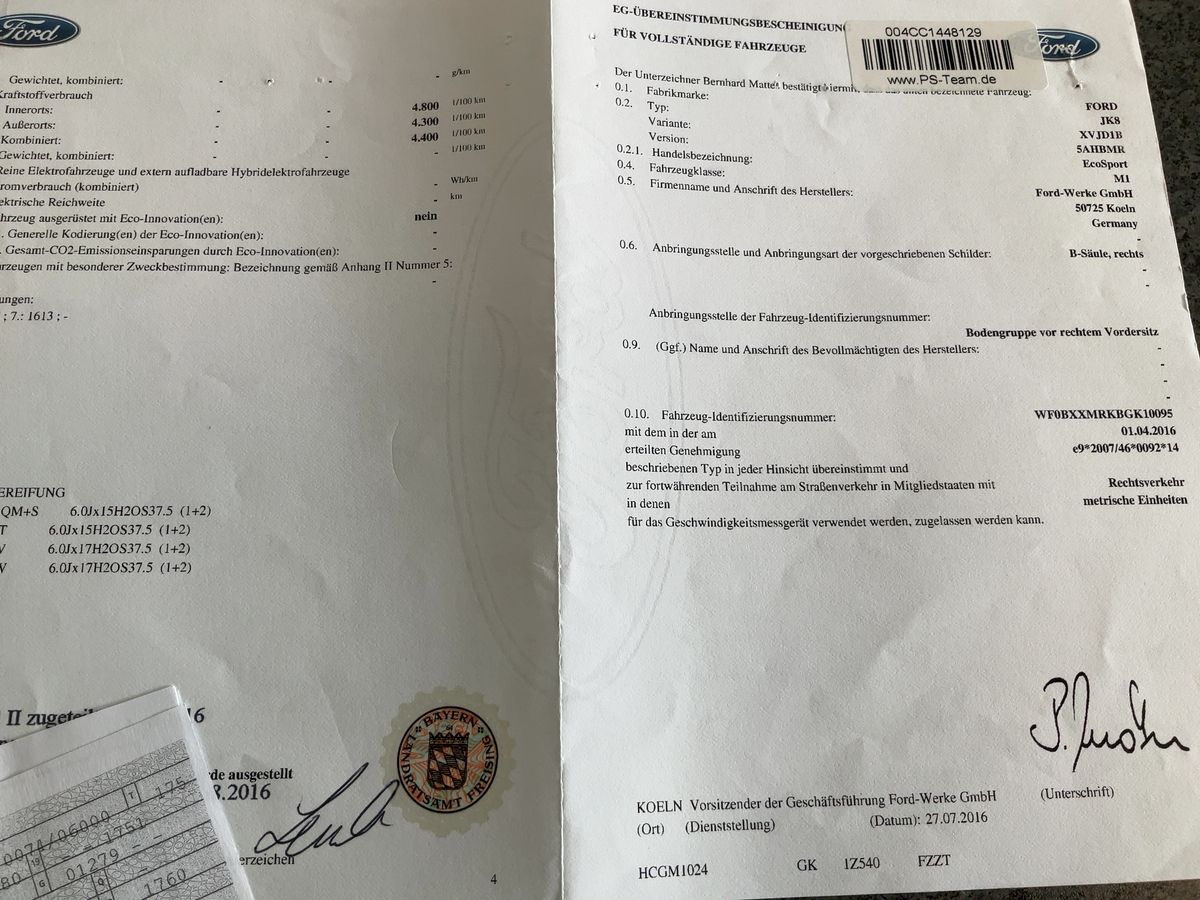 Ford EcoSport d'occasion