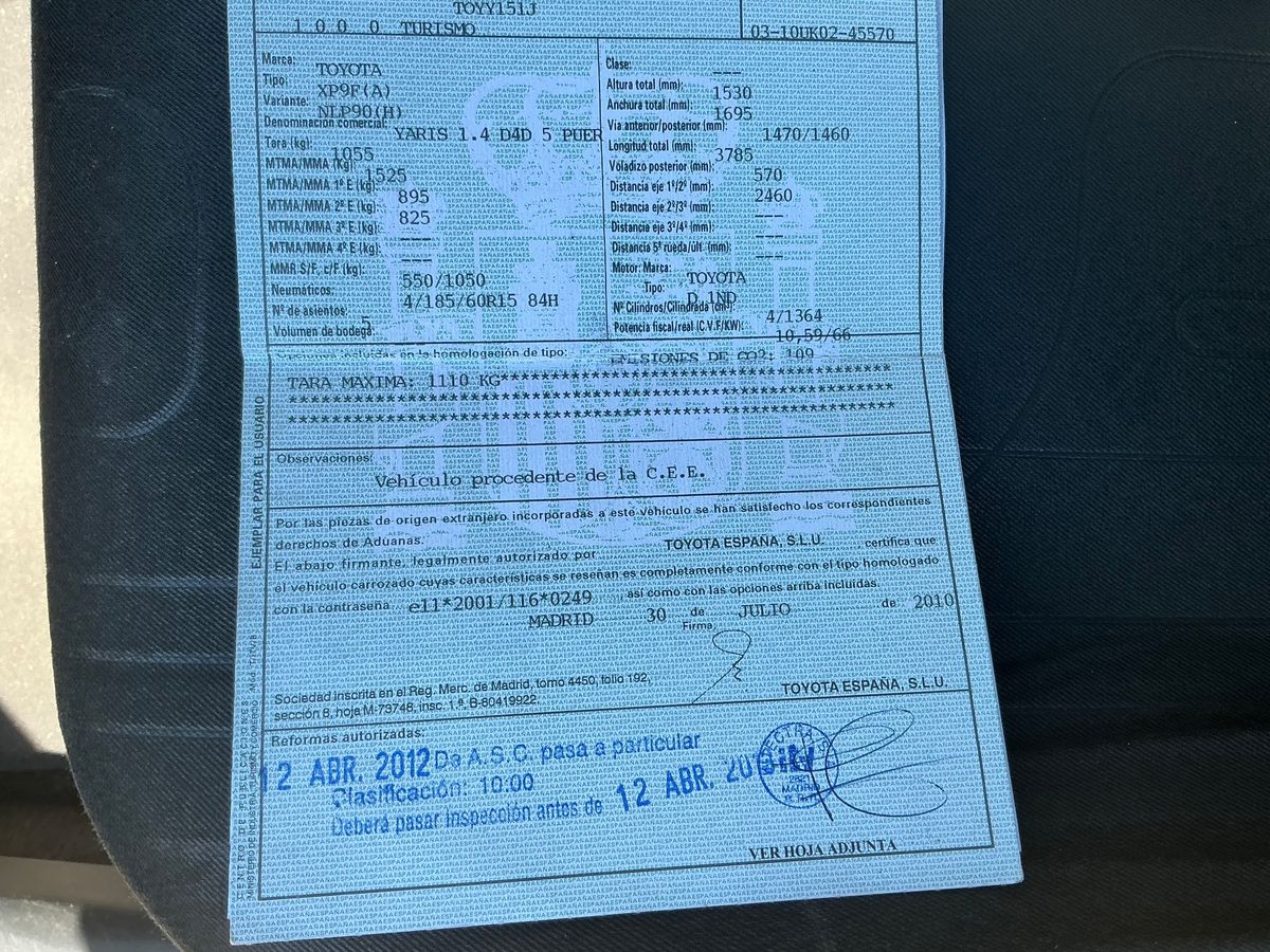 Toyota Yaris d'occasion