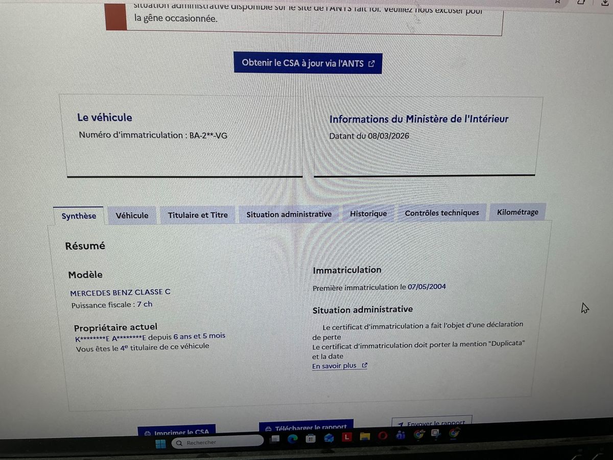 Mercedes-Benz C-Klasse d'occasion