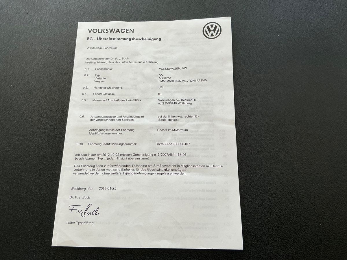 Volkswagen up! d'occasion